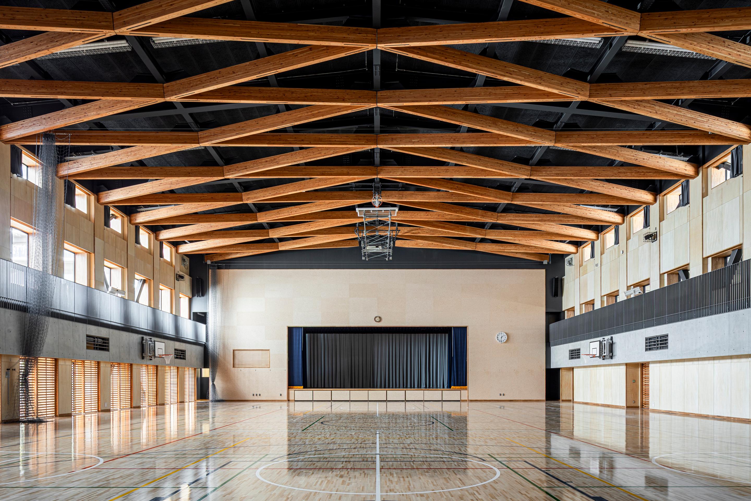 川崎市立新小倉小学校 体育館棟