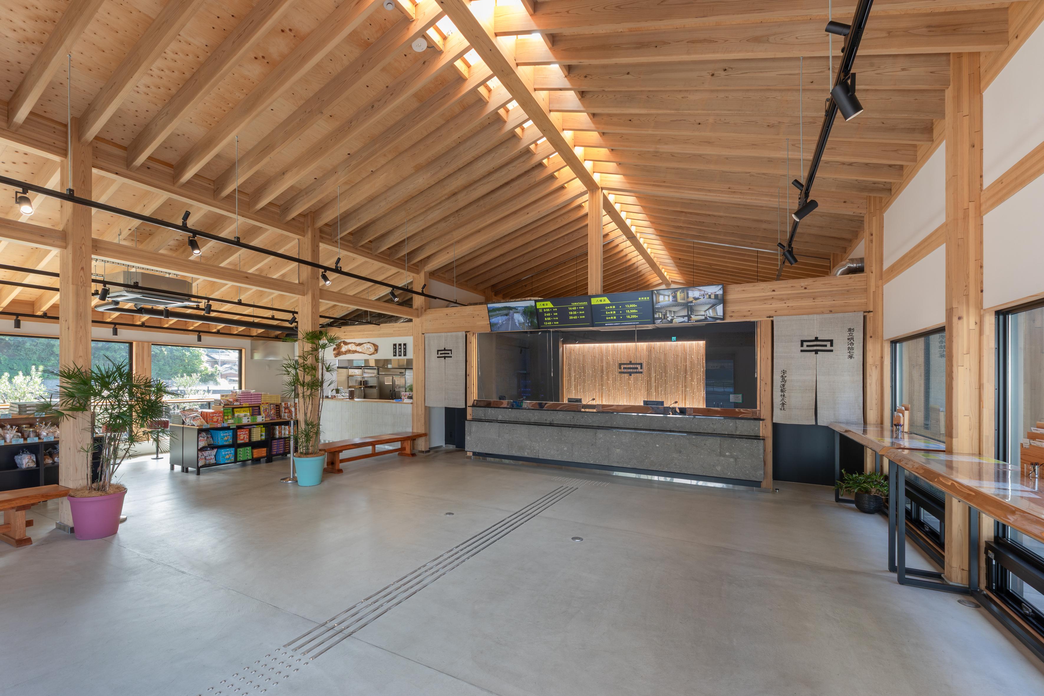 臼杵港フェリーターミナル 宇和島運輸棟