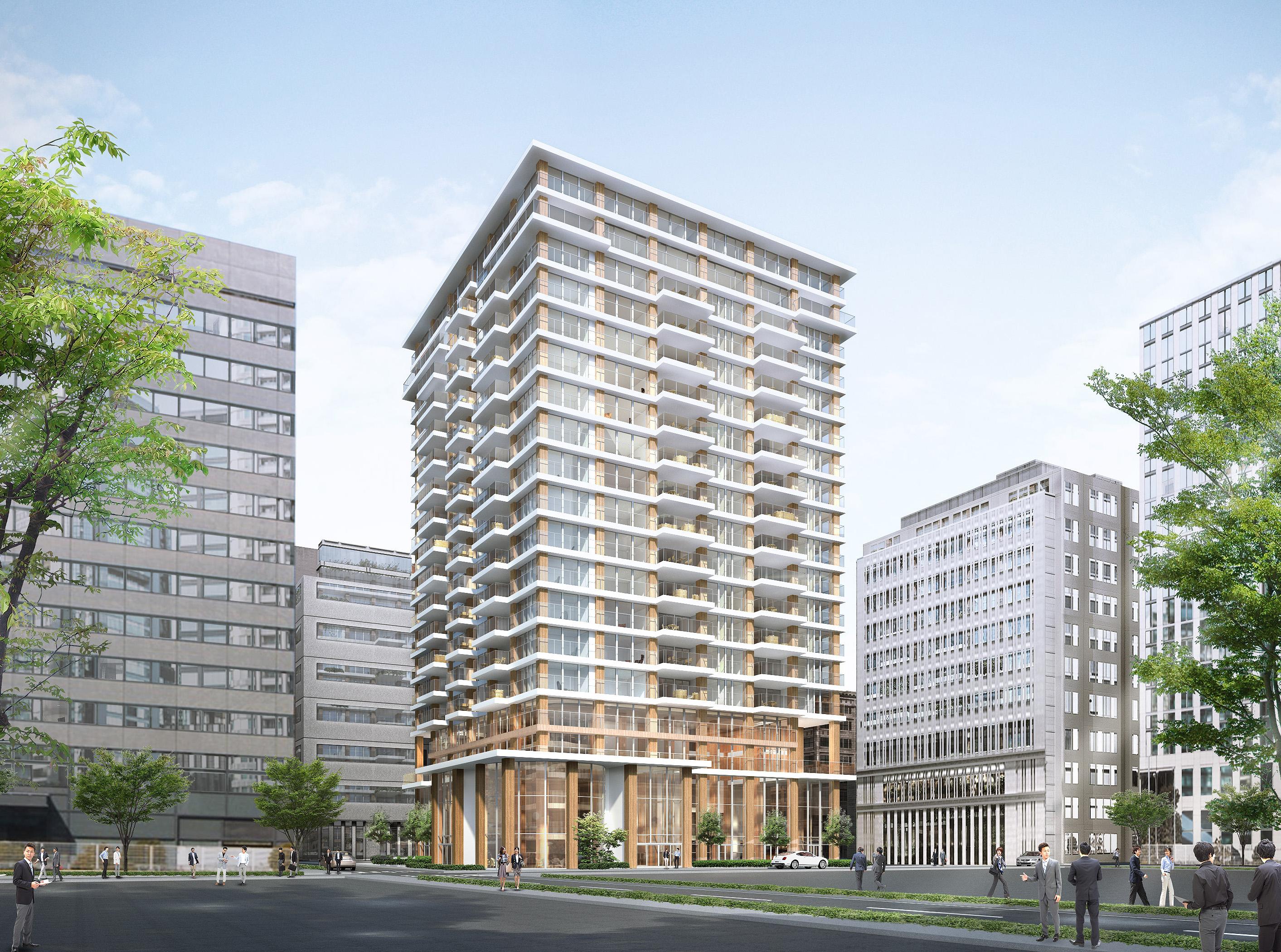 【ニュースリリース】世界最高高さ 110m 地上24階建て 純木造超高層ビル建築の技術を確立